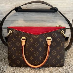 Louis Vuitton Monogram Pallas BB Cherry
